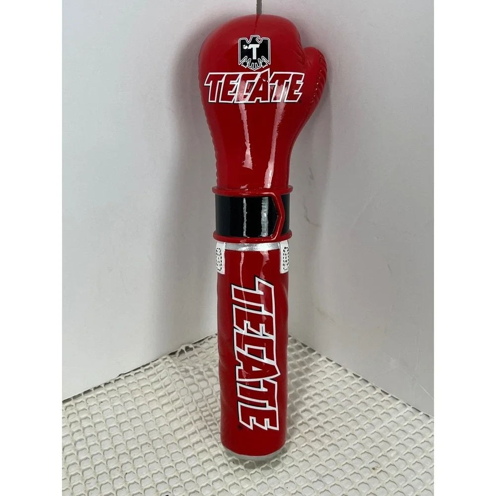 Tecate Beer Boxing‎ Glove Tap Handle  Barware Collectible Red Good condition